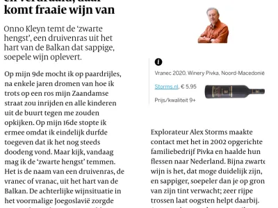 Pivka Vranec Publicatie Volkskrant Onno kleyn