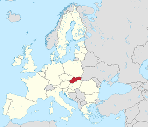 Slowakije, Hart van Europa