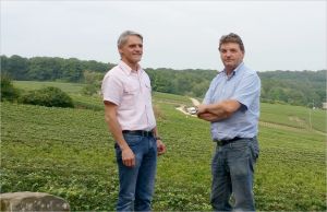 Eric en Emmenual Hervé werden onderscheiden met goud in Parijs met hun selectie Bourgogne wijnen.