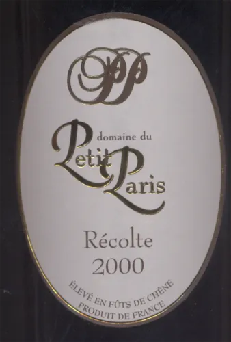 Domaine Petit Paris Cuvee Barique