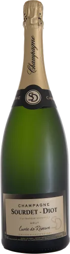 Champagne Cuvee De Reserve  Brut Magnum Sourdet Diot